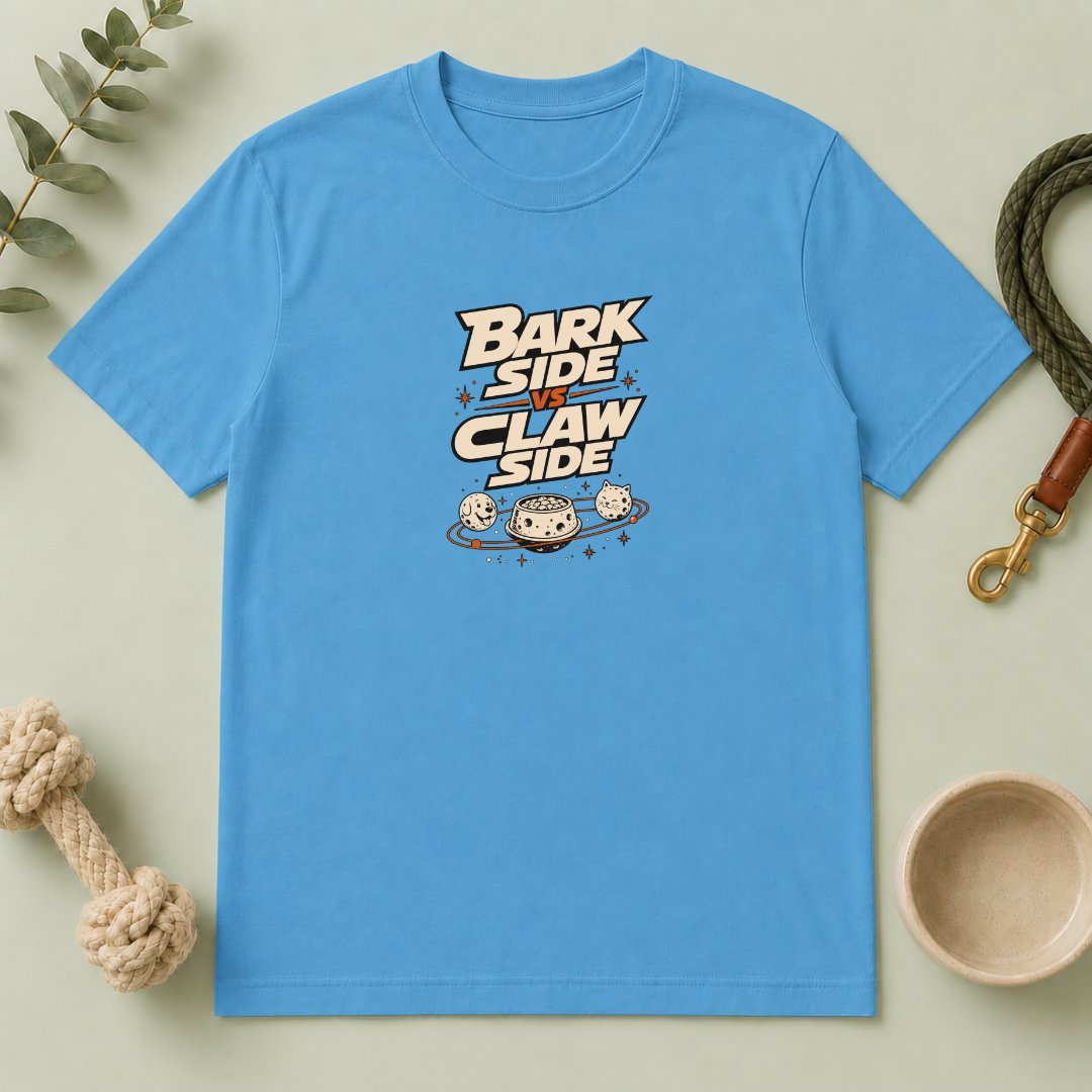 Bark Side vs Claw Side — Funny Pet Lover Tee
