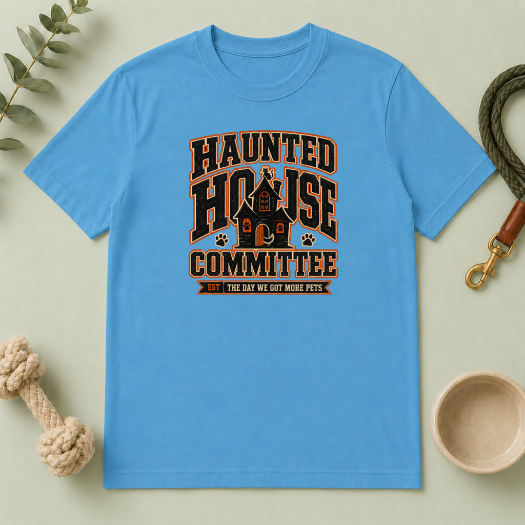 Haunted House Committee ƒ?? Halloween Pet T-Shirt