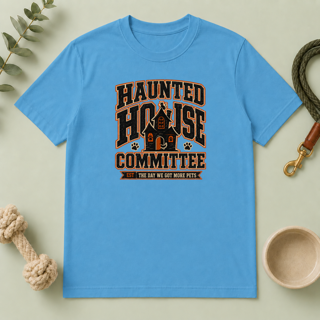 Haunted House Committee ƒ?? Halloween Pet T-Shirt