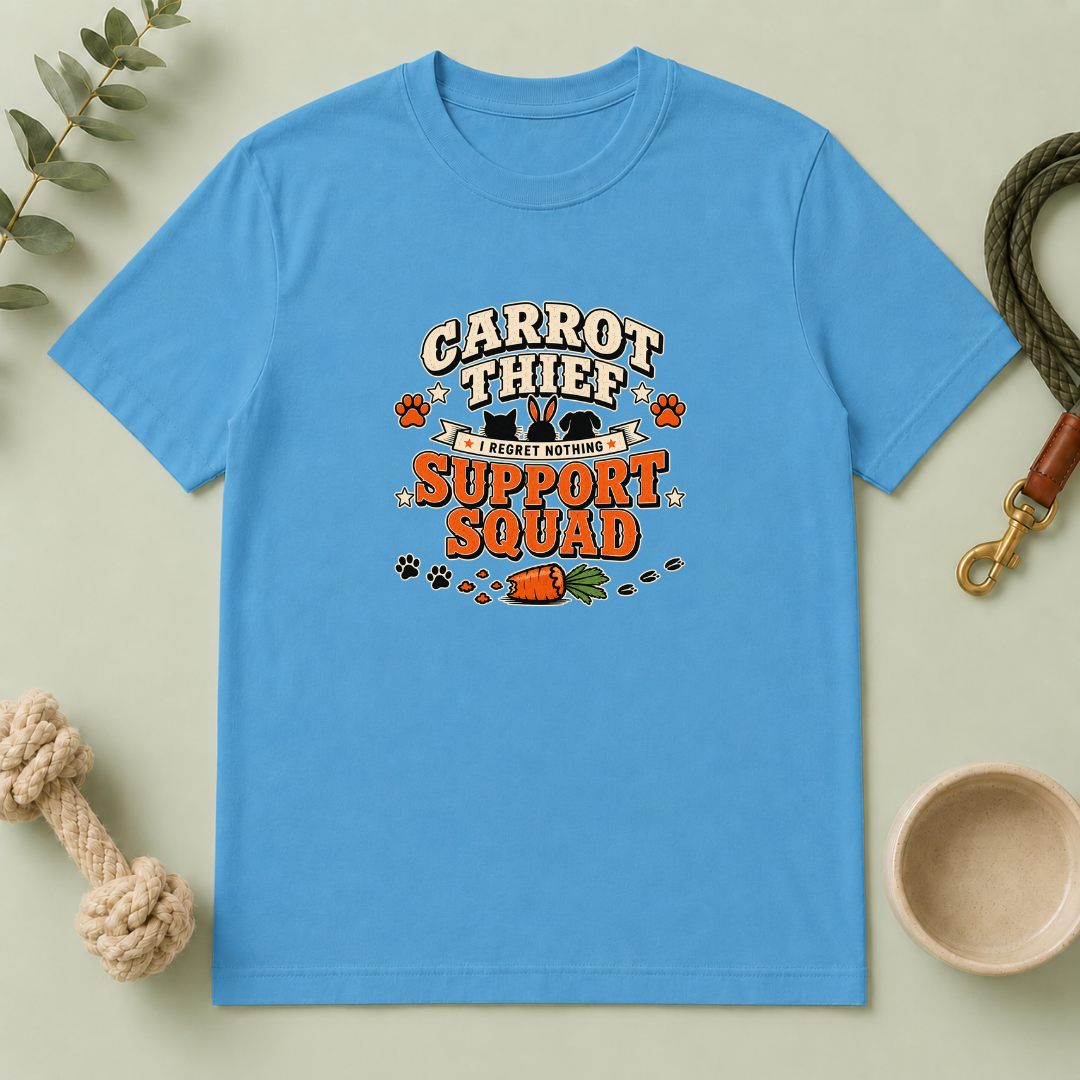 Carrot Thief Support Squad Multi-Pet Easter T-Shirt