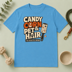 Candy Corn & Pet Hair Halloween T-Shirt