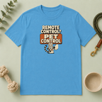Pet Control T‑Shirt — "Remote Control? Pet Control." Retro Graphic Tee for Pet Lovers