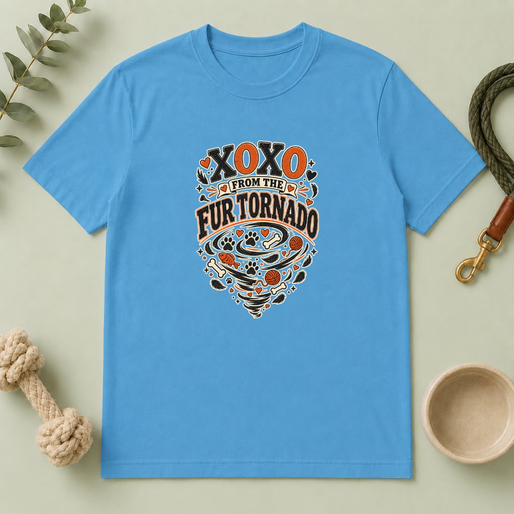 XOXO From the Fur Tornado Valentine Pet T-Shirt
