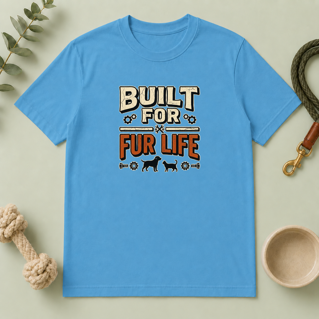 Built for Fur Life T-Shirt | Pet Lover Graphic Tee