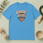 Chaos Looks Cute in February Valentine Pet Parent T-Shirt