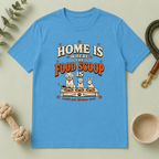 Home Is Where the Food Scoop Is – Multi-Pet Lifestyle T-Shirt