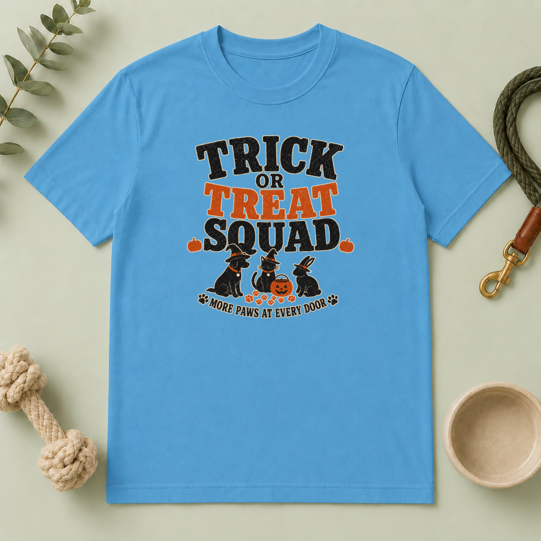 Trick or Treat Squad Halloween Pet T-Shirt