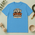 The Jury Is Furry — Funny Pet Lover Graphic Tee
