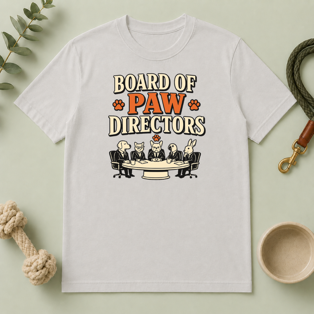 Board of Paw Directors — Funny Pet Lover Tee