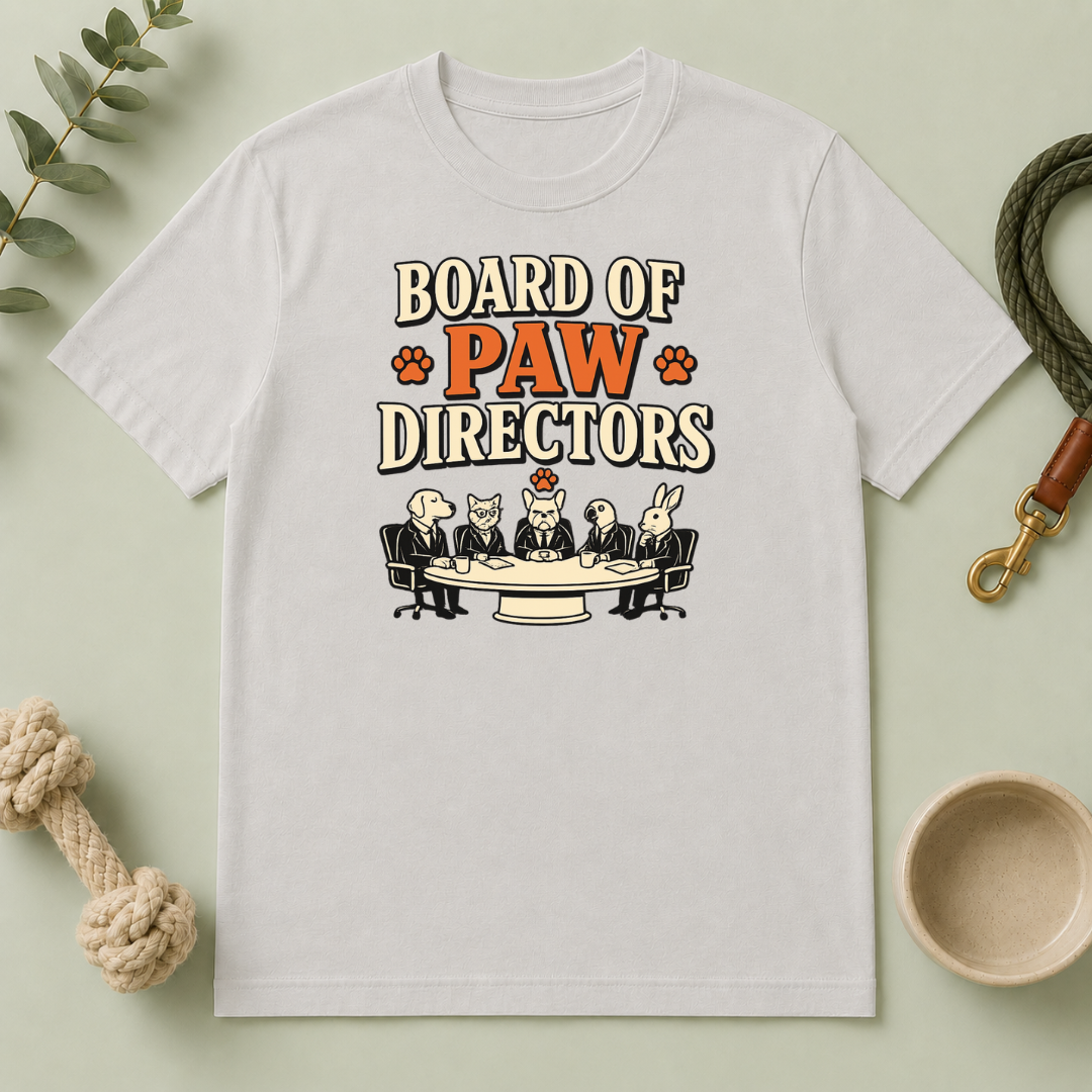 Board of Paw Directors — Funny Pet Lover Tee