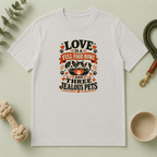 Love Is a Full Food Bowl and Three Jealous Pets Valentine T-Shirt