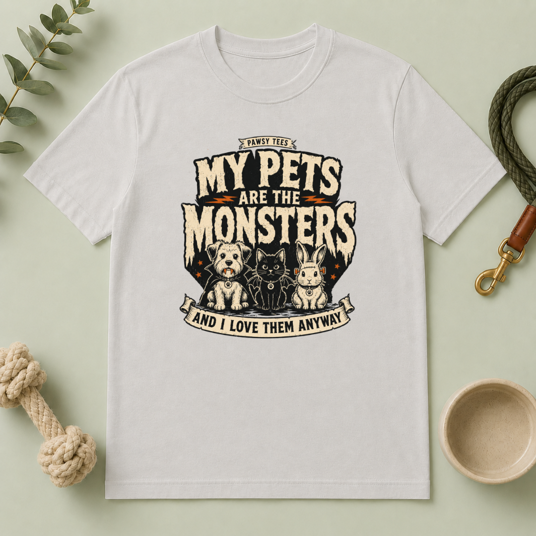 My Pets Are the Monsters ƒ?? Halloween T-Shirt