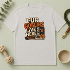 Fur Goblins Live Here Halloween Pet T-Shirt