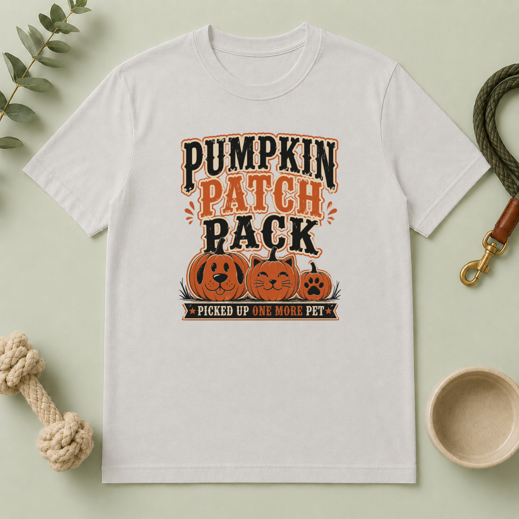 Pumpkin Patch Pack Halloween Pet T-Shirt