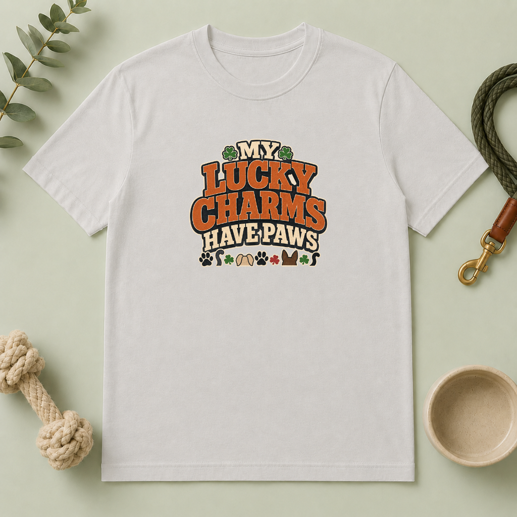 My Lucky Charms Have Paws St. Patrick’s Day T-Shirt