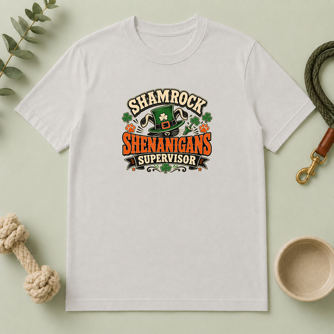 Shamrock Shenanigans Supervisor St. Patrick’s Day T-Shirt