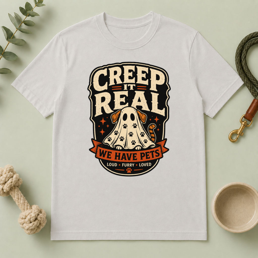 Creep It Real We Have Pets Halloween T-Shirt