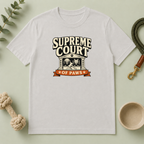 Supreme Court of Paws T-Shirt — Retro Dog & Cat Justice Tee