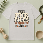 The Fur Files – Who Knocked It Over? Dog & Cat Rivalry T-Shirt
