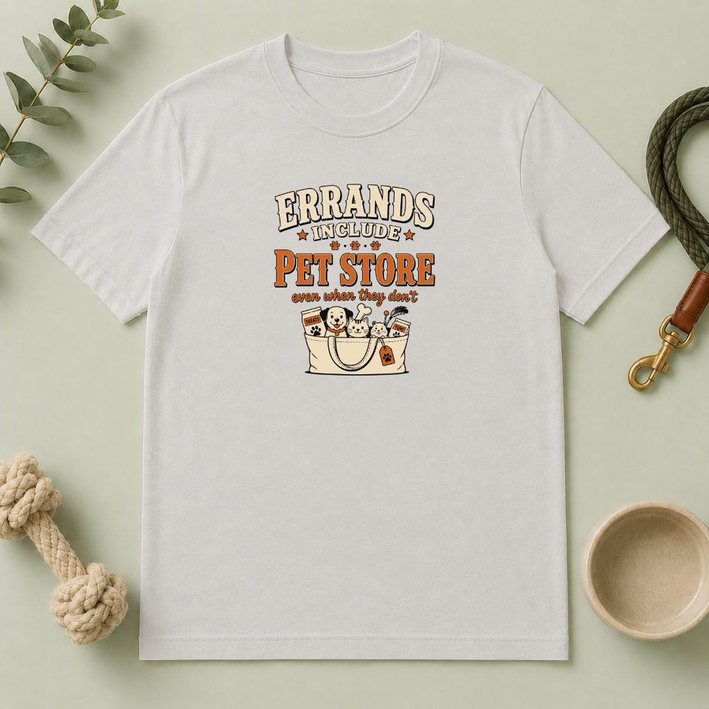 "Errands Include Pet Store Even When They Don't"