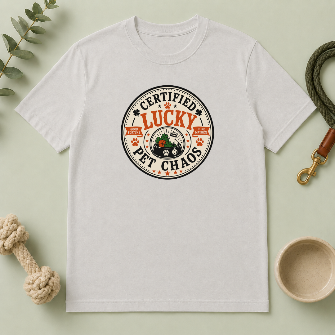 Certified Lucky Pet Chaos St. Patrick’s Day T-Shirt