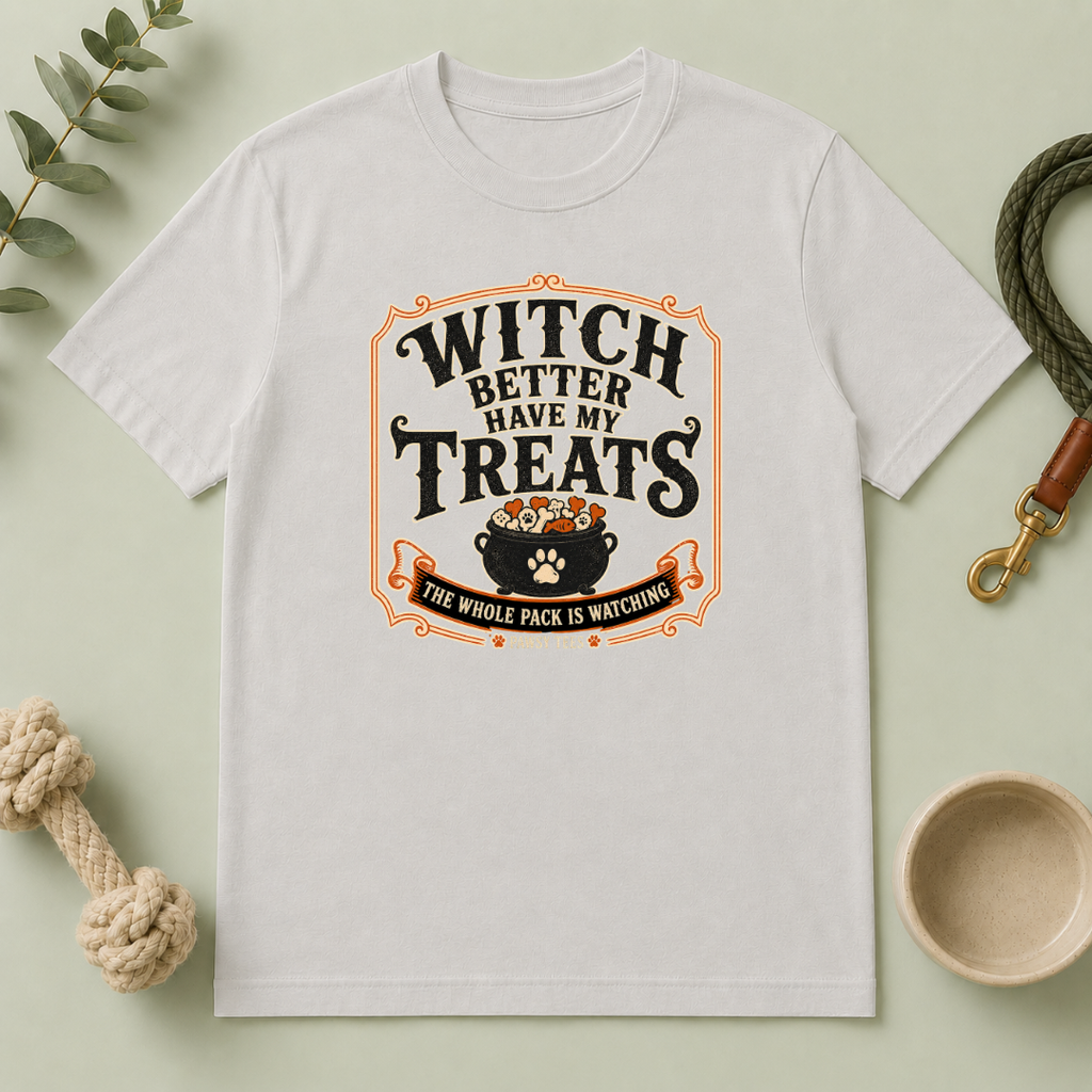 Witch Better Have My Treats Halloween Pet T-Shirt