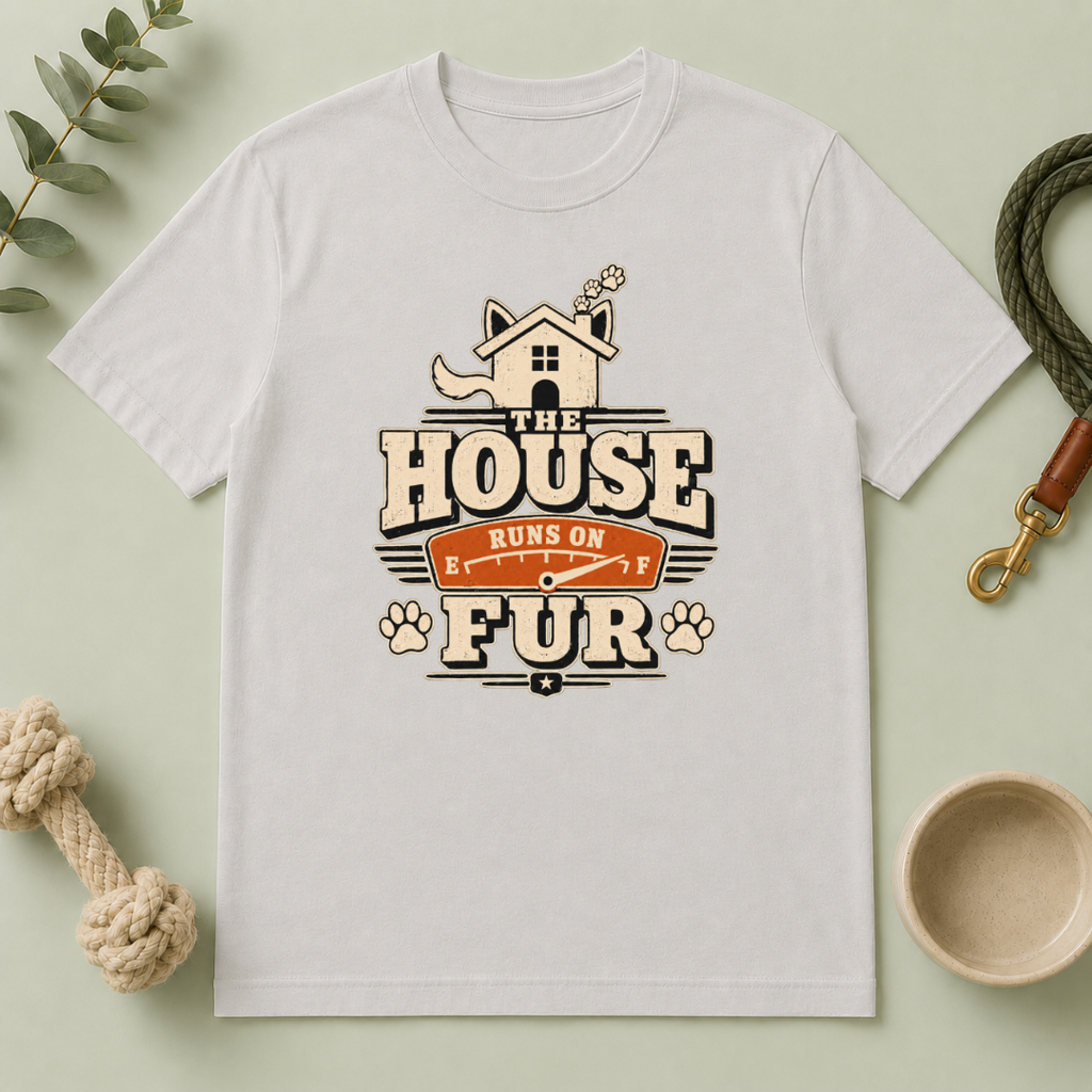 The House Runs on Fur Tee
