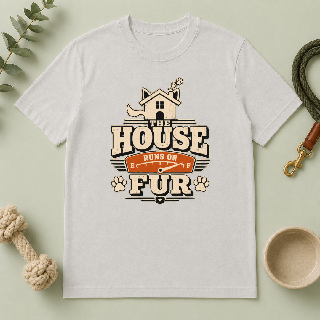 The House Runs on Fur Tee