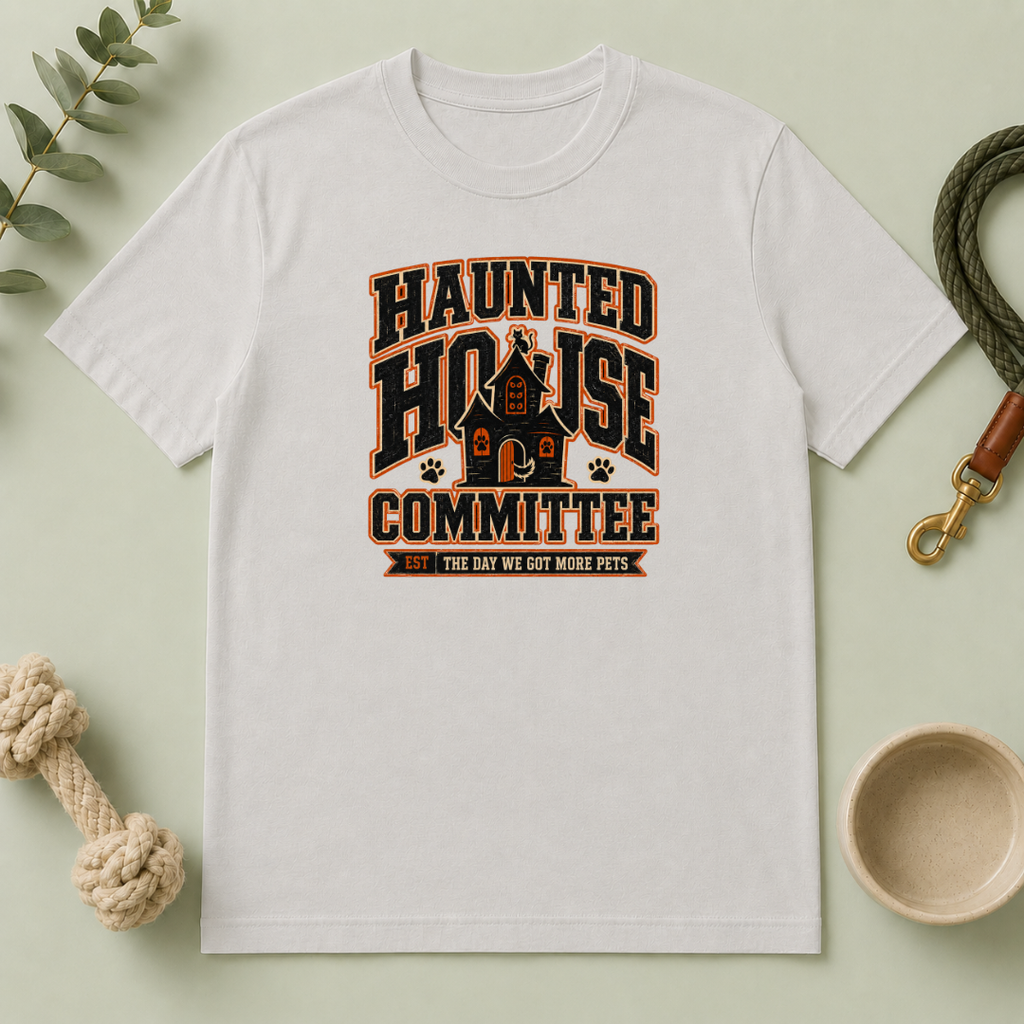 Haunted House Committee ƒ?? Halloween Pet T-Shirt