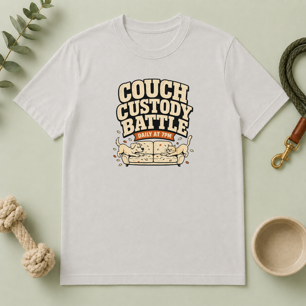 Couch Custody Battle T-Shirt