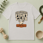 Fur-Covered Fight Club – Dog & Cat Rivalry T-Shirt