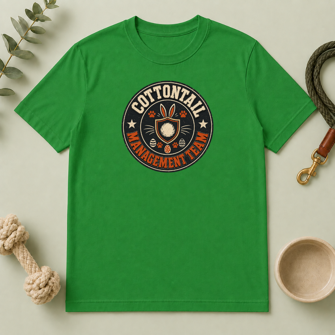Cottontail Management Team Multi-Pet Easter T-Shirt