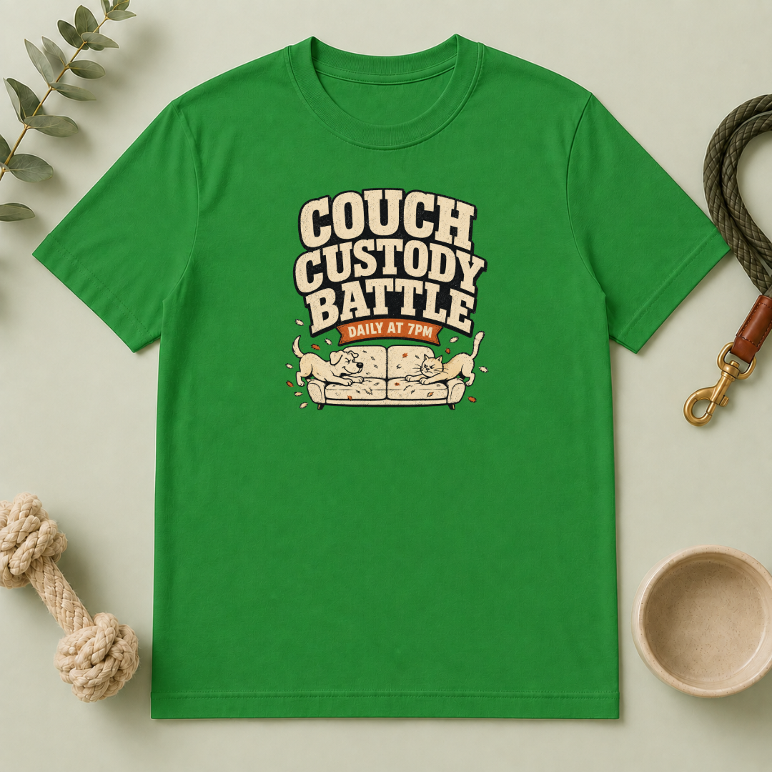 Couch Custody Battle T-Shirt