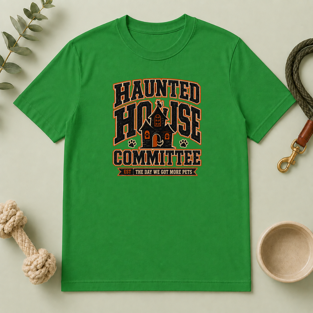 Haunted House Committee ƒ?? Halloween Pet T-Shirt