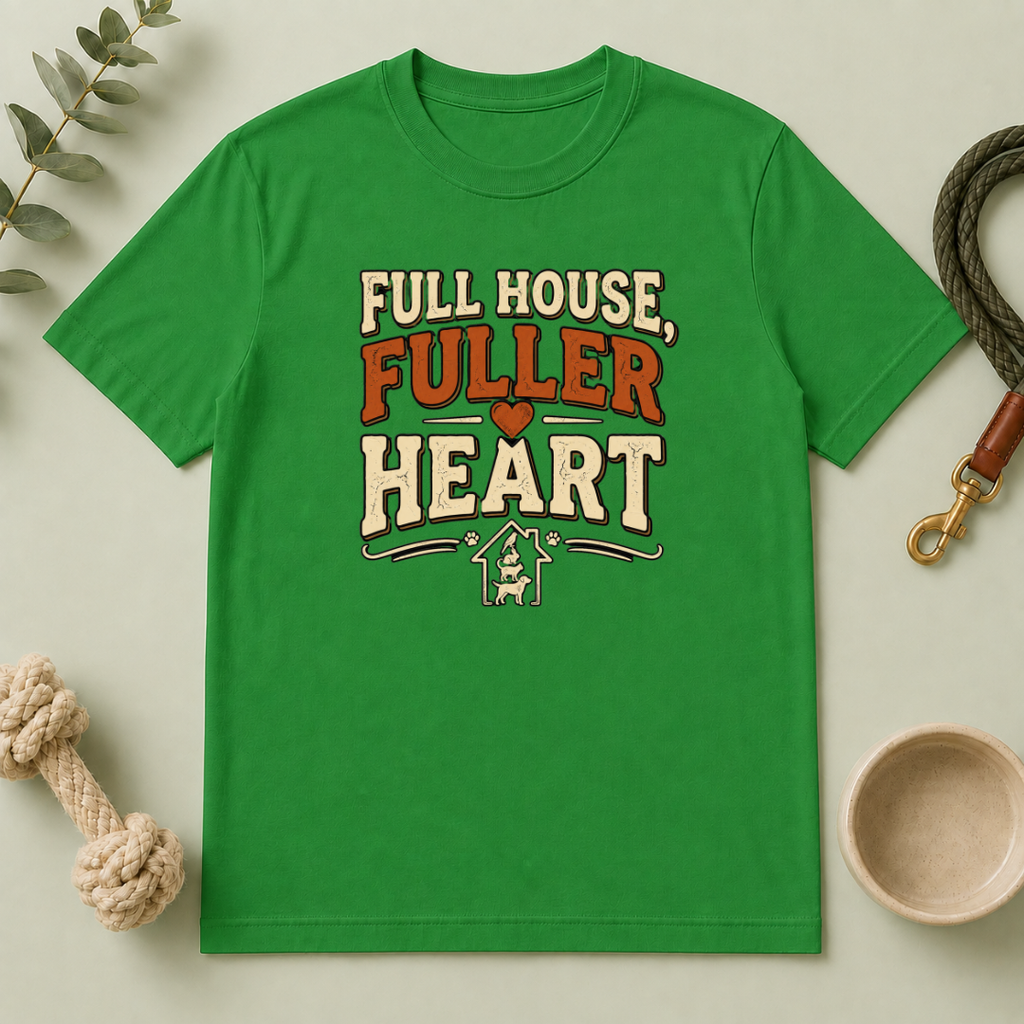 Full House Fuller Heart T-Shirt — Retro Family Love Tee
