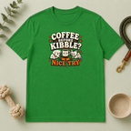 Coffee Before Kibble? Cute Pet Mom Graphic Tee