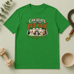"Car Seats Are For Pet Hair" Graphic Tee for Dog & Cat Lovers