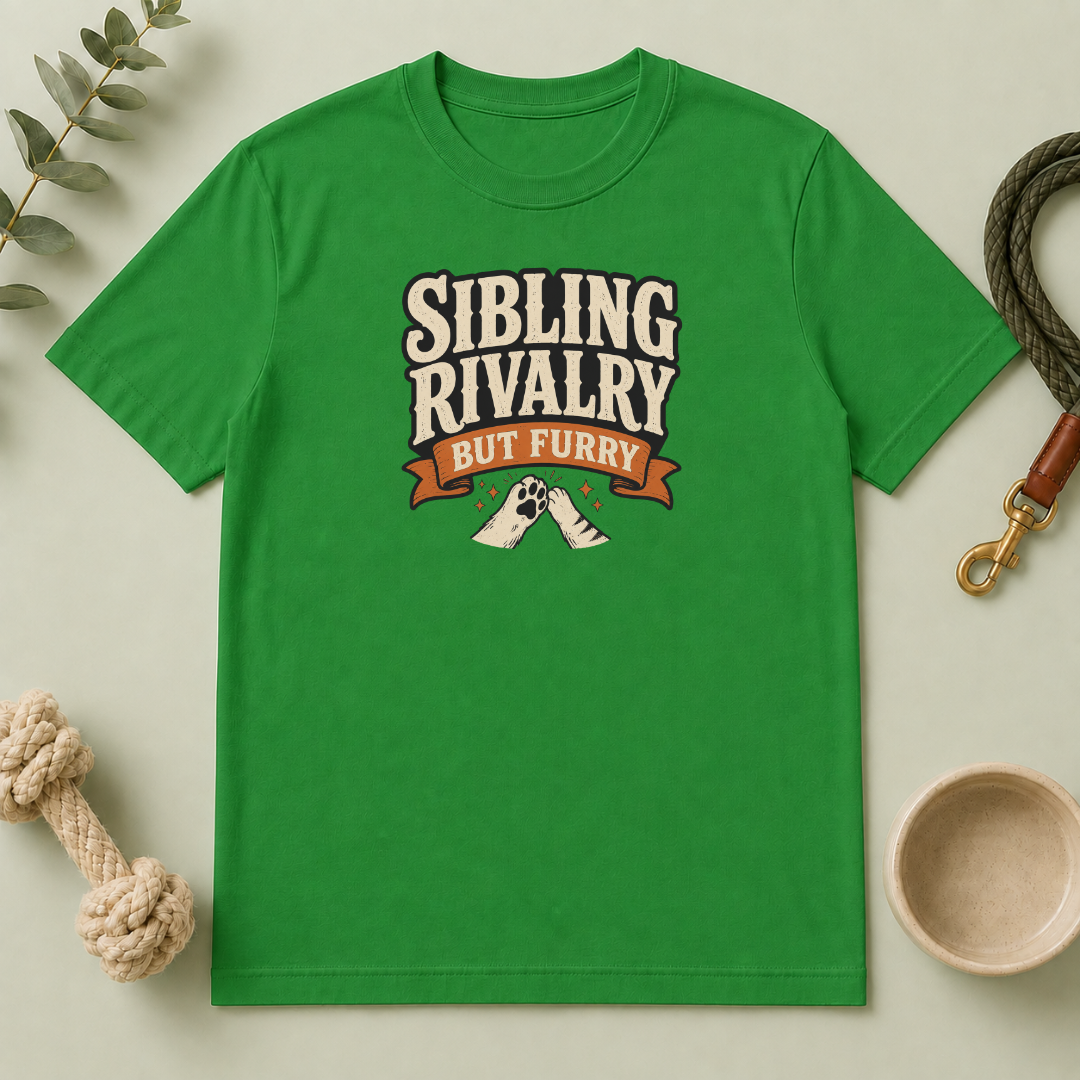 Sibling Rivalry But Furry T-Shirt