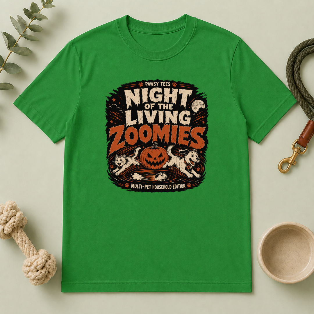 Night of the Living Zoomies ƒ?? Halloween Pet T-Shirt