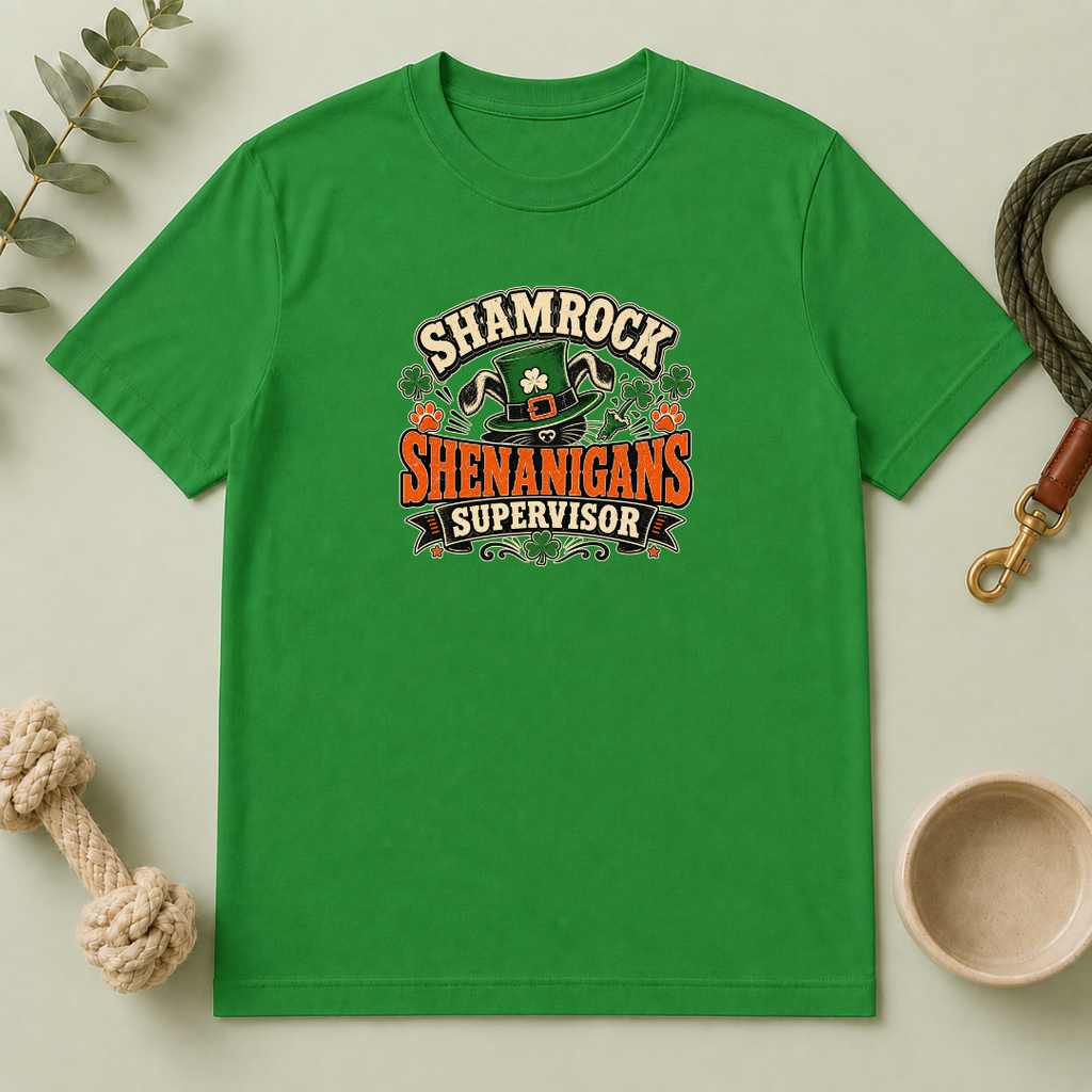 Shamrock Shenanigans Supervisor St. Patrick’s Day T-Shirt