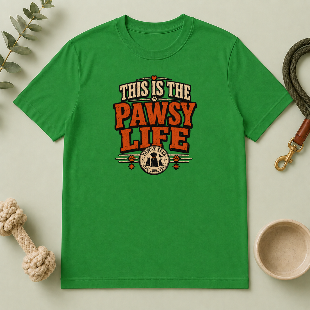 This Is The Pawsy Life T-Shirt — Funny Pet Lover Tee