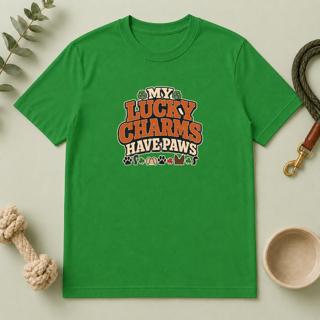 My Lucky Charms Have Paws St. Patrick’s Day T-Shirt