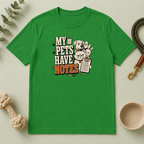 "My Pets Have Notes" Cute Vintage Pet Lover Graphic Tee