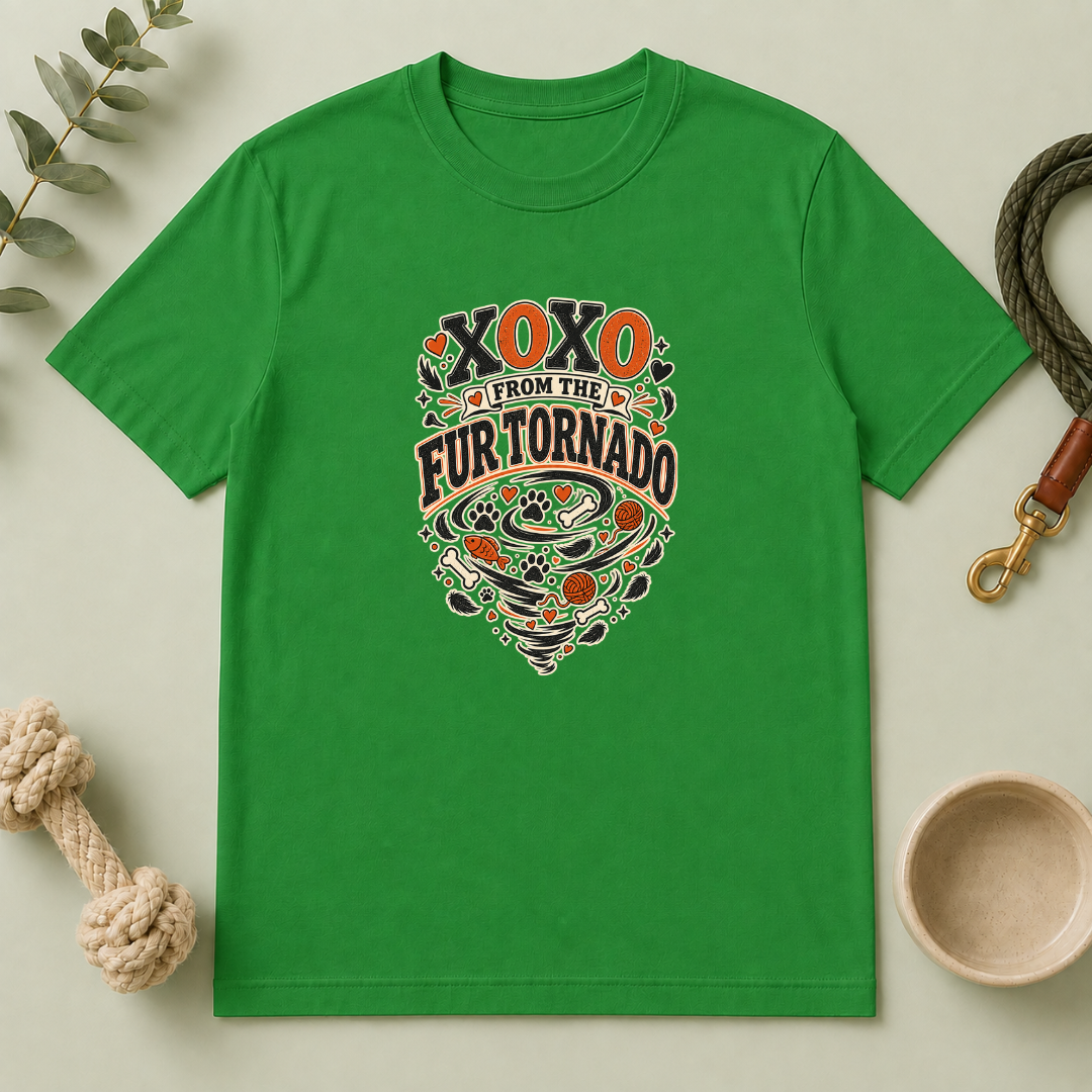 XOXO From the Fur Tornado Valentine Pet T-Shirt