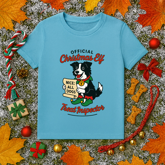 Official Christmas Elf Dog Treat Inspector