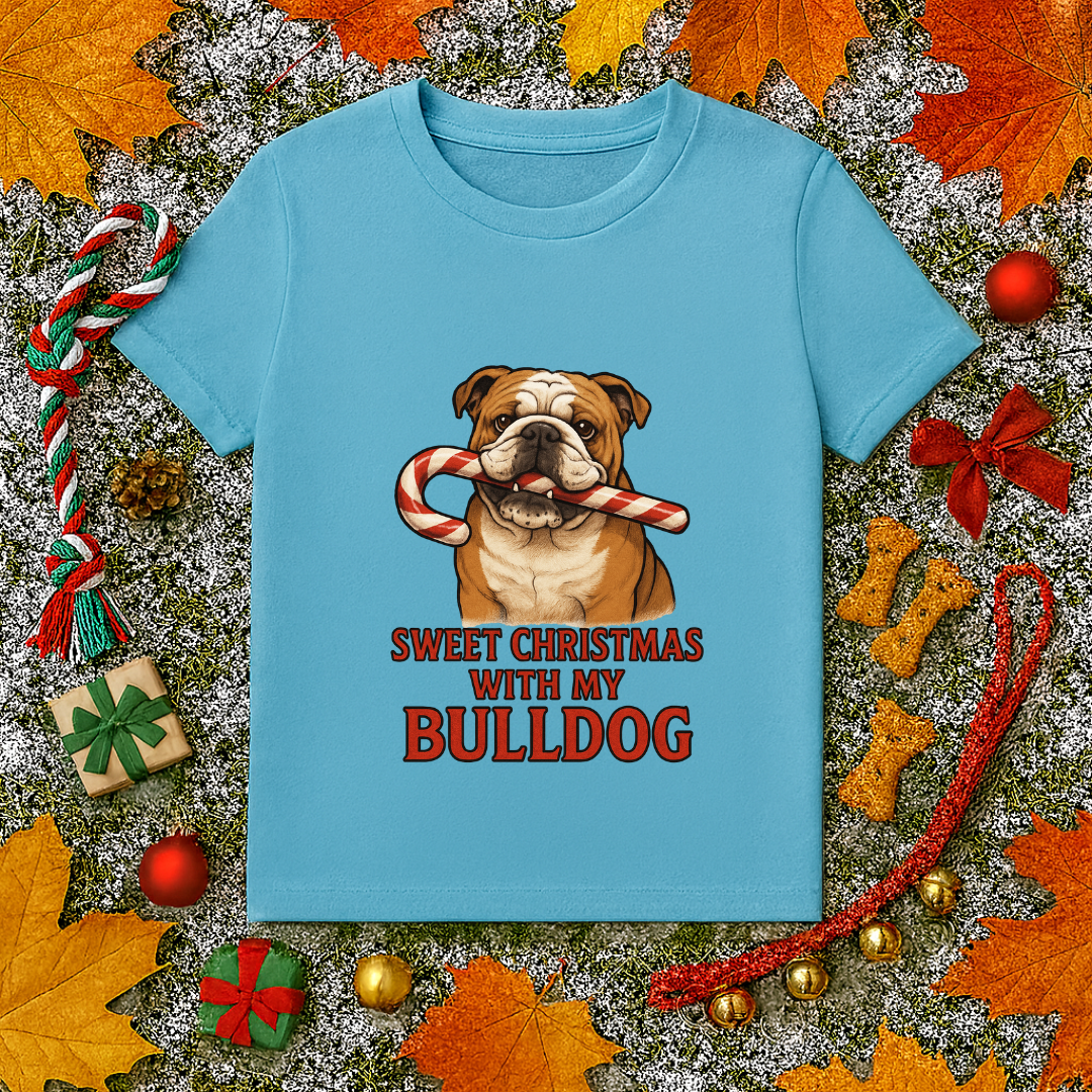 Sweet Christmas With My Bulldog
