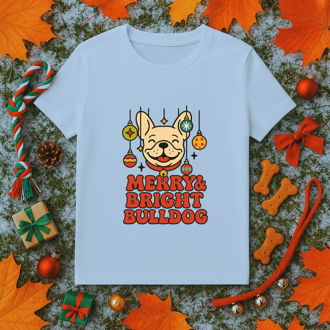 Merry & Bright Bulldog