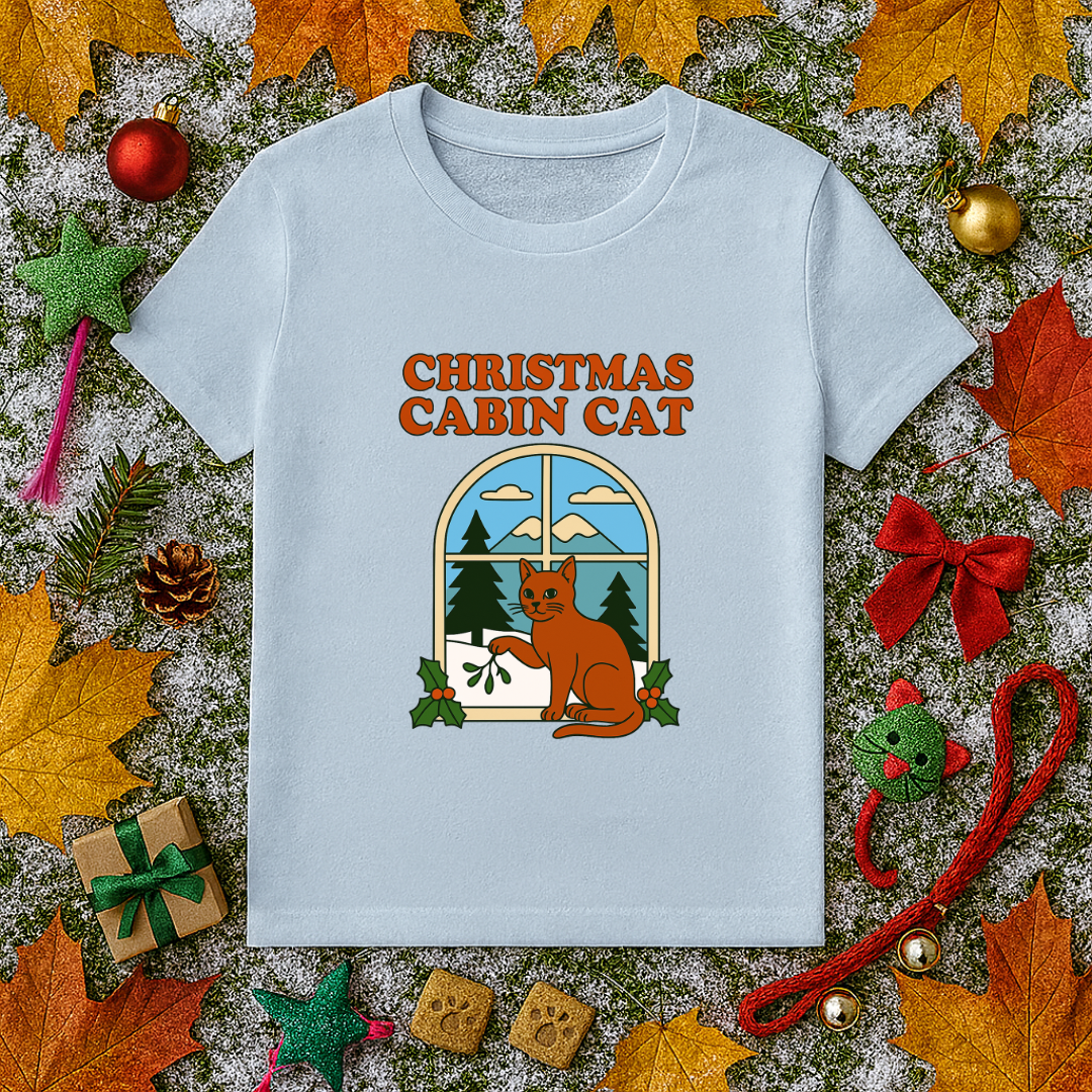 Christmas Cabin Cat