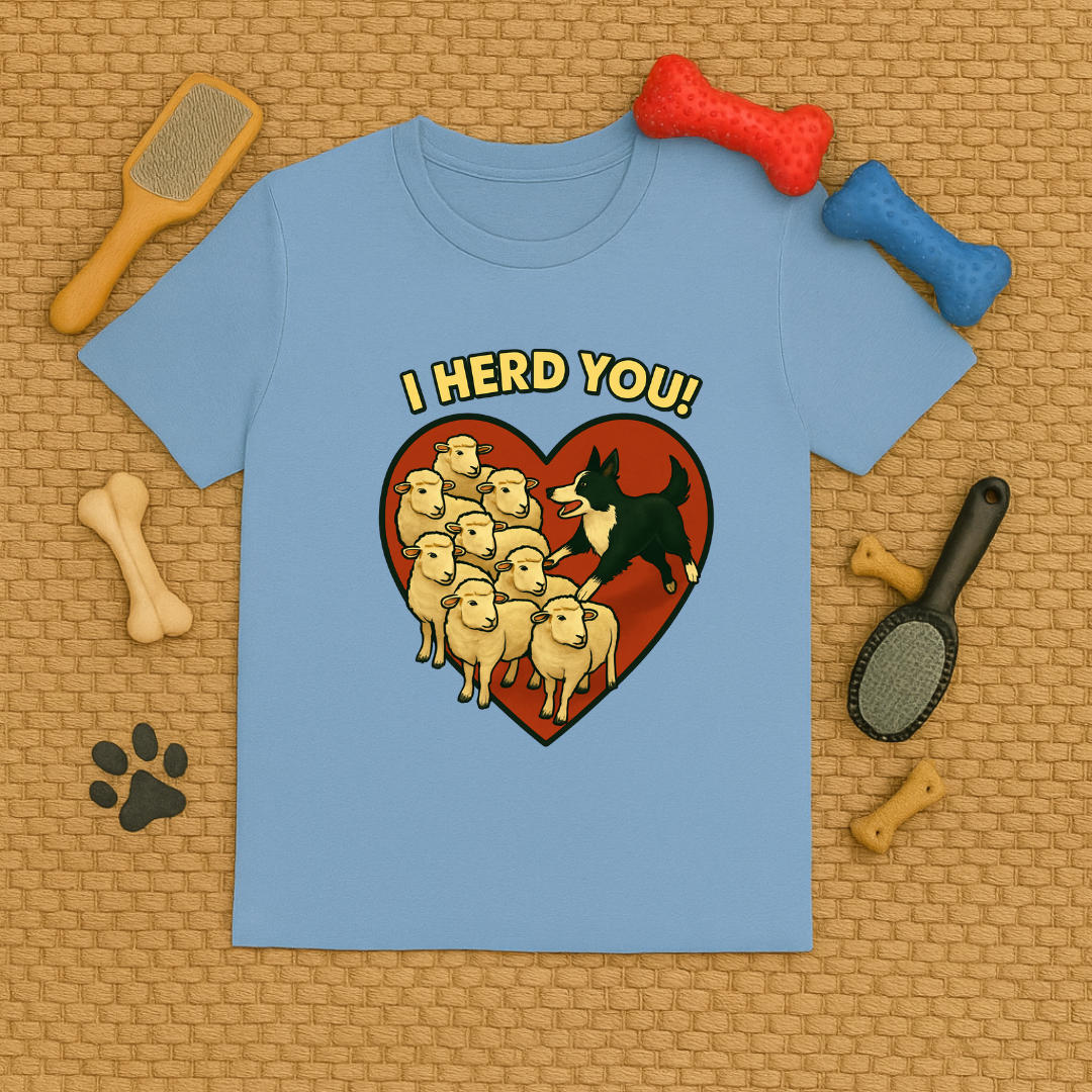 Humorous Herding Dog T-Shirt | I Herd You!