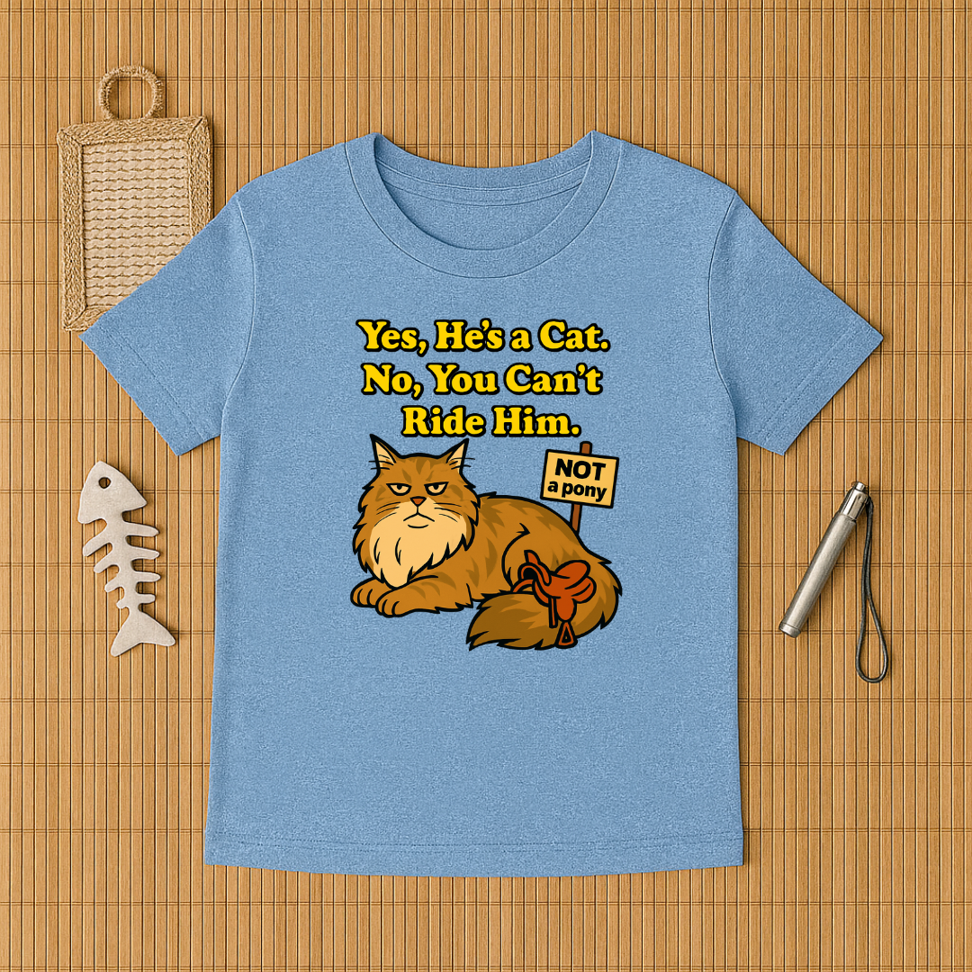 Yes, He's A Cat. No, You Can't Ride Him.